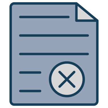 Kontrol listesi. Web simgesi basit illüstrasyon