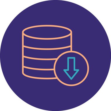 veri simgesi vektör illüstrasyonu