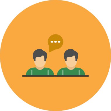 Müşteri servis simgesi vektör illüstrasyonu