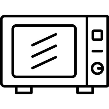 Televizyon. Web simgesi basit illüstrasyon