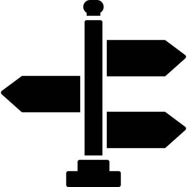 Yönlendirme yön simgesi ana hat biçiminde