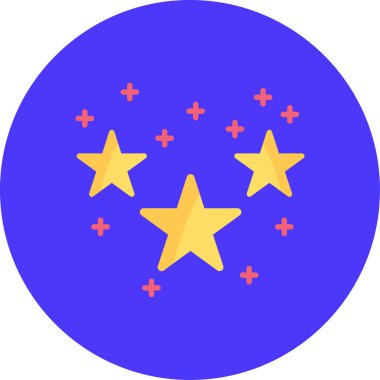 Yıldız. Web simgesi basit tasarım