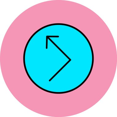 ok simgesi vektör illüstrasyonu