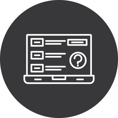 Beyaz üzerinde web vektör simgesi tasarımı