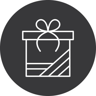 hediye kutusu vektör simgesi
