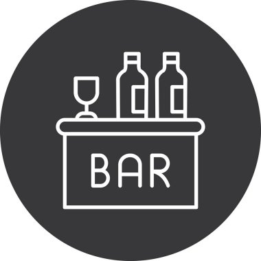 bar. Web simgesi basit illüstrasyon