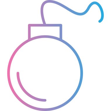 Vektör bomba kutsal kişilerin resmi, vektör çizim