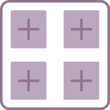 Artı. Web simgesi basit illüstrasyon