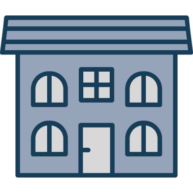 Ev binası. resimleme tasarımı