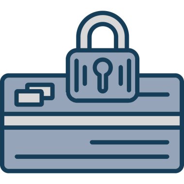 ikon vektör illüstrasyonunu kilitle