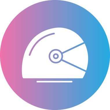 Kask simgesi vektör illüstrasyonu