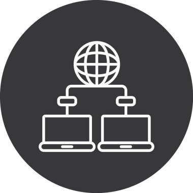 Modern simgenin vektör illüstrasyonu