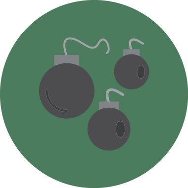 Bomba. Web simgesi basit illüstrasyon