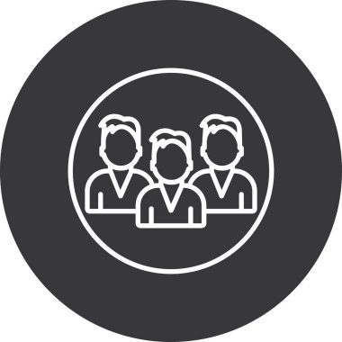 vektör insanlar simge illüstrasyonu