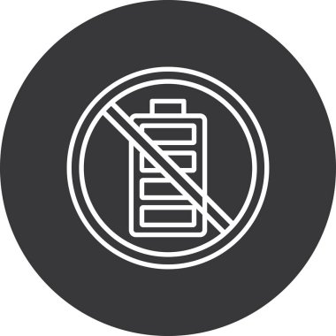 İşaret simgesi yok, basit vektör illüstrasyonu