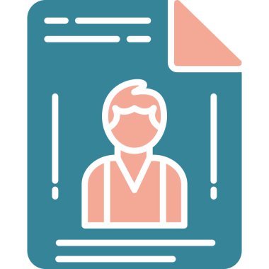 Bir kadın simgesinin vektör illüstrasyonu