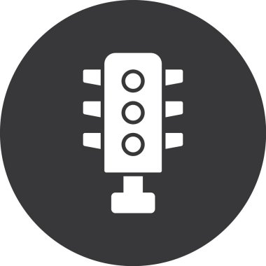 Müzik çalar simgesinin vektör illüstrasyonu