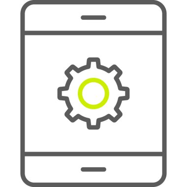 Simge Moda Biçimi İzole Arkaplanda Ayarlanıyor