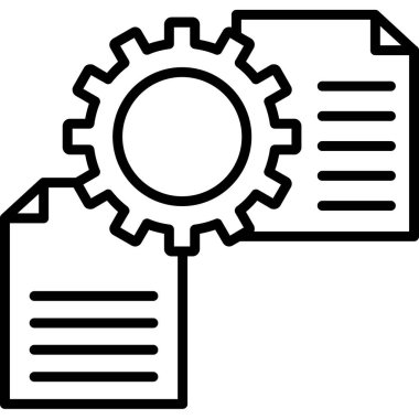 belge dosya yönetim simgesi