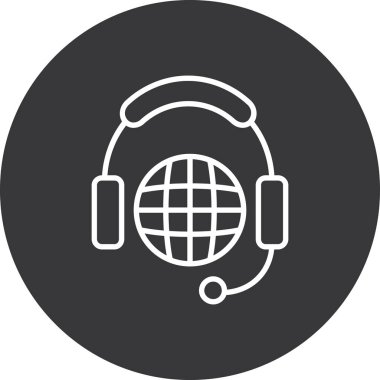 Modern oto tamir simgesinin vektör illüstrasyonu