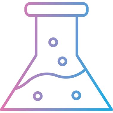 Kimya simgesi vektör illüstrasyonu