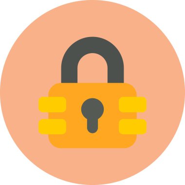 ikon vektör illüstrasyonunu kilitle