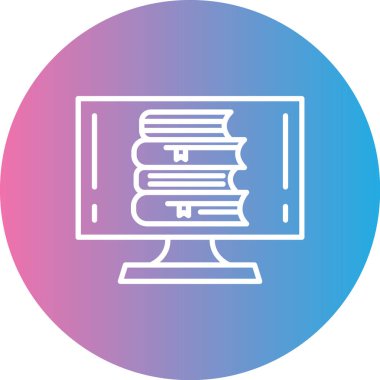 Kitap. Web simgesi basit illüstrasyon