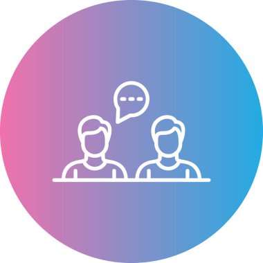 İnsan simgesinin vektör illüstrasyonu