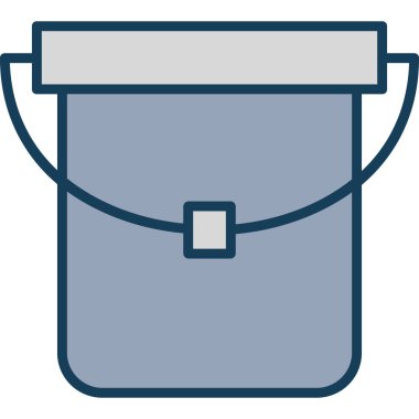 Çanta. Web simgesi basit illüstrasyon