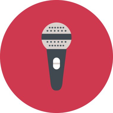 mikrofon vektör simgesi, modern biçim