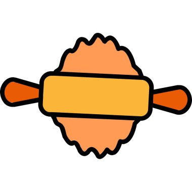 yiyecek ve içecek ikon vektör çizimi