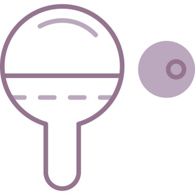 top bovling sporu simgesi doldurulmuş taslak biçiminde