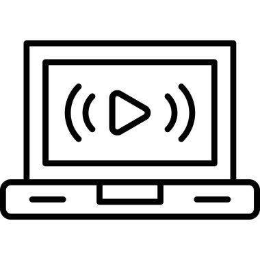 Dizüstü bilgisayar vektör çizimi tasarımı