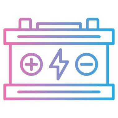 pil simgesi. vektör illüstrasyonu