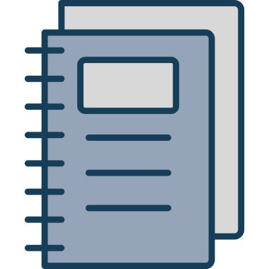 kitap simgesi vektör illüstrasyonu