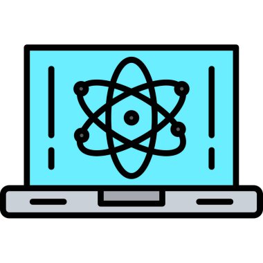 dizüstü bilgisayar ve atom