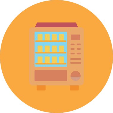 Bina. Web simgesi basit illüstrasyon