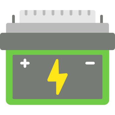 enerji pili vektör simgesi