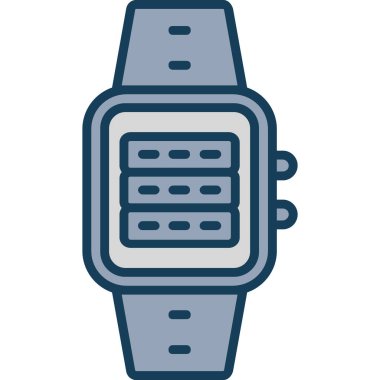 Kolayca düzenleyebilen akıllı saat vektör simgesi