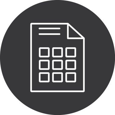 Seo simgesinin vektör illüstrasyonu