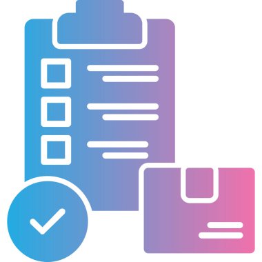 Belge vektör simgesi basit örnek