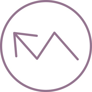 Simge yukarı yön ok