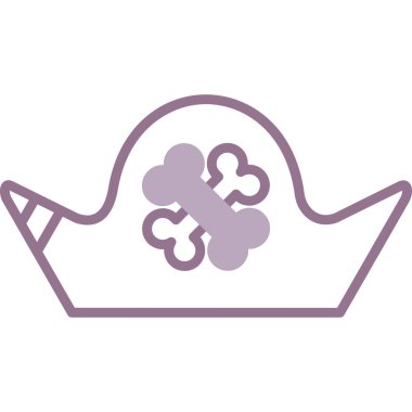 taç ve kurdele izole edilmiş simge