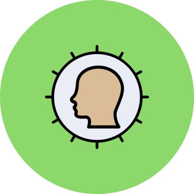 modern b eksikliği simgesi beyin vektör çizim