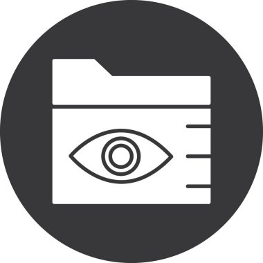 Belge. Web simgesi basit illüstrasyon