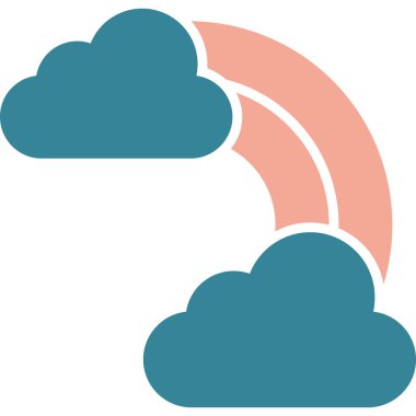 Bulut hesaplama teknolojisi ikon vektör çizimi tasarımı