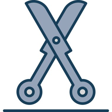 Tornavida. Web simgesi basit illüstrasyon