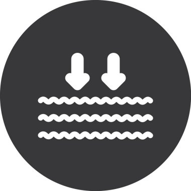 Tasarımda izole edilmiş bir vektör simgesinin çizimi