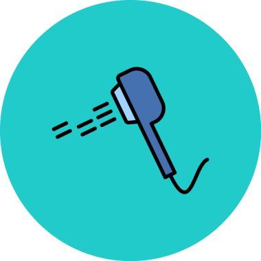 Kablo. Web simgesi basit tasarım