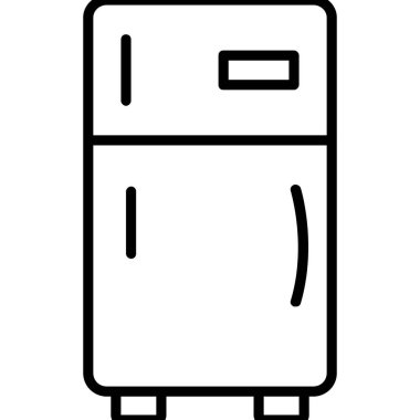 Buzdolabı kutsal kişilerin resmi, vektör çizim